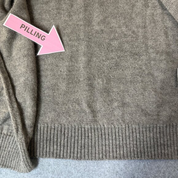 Eileen Fisher Women's Medium Gray‎ Cardigan Sweater Baby Alpaca Wool Open Front - Picture 16 of 16